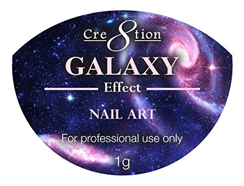 Eco-Friendly Cre8tion Nail Art Hologram Galaxy 1g Safe