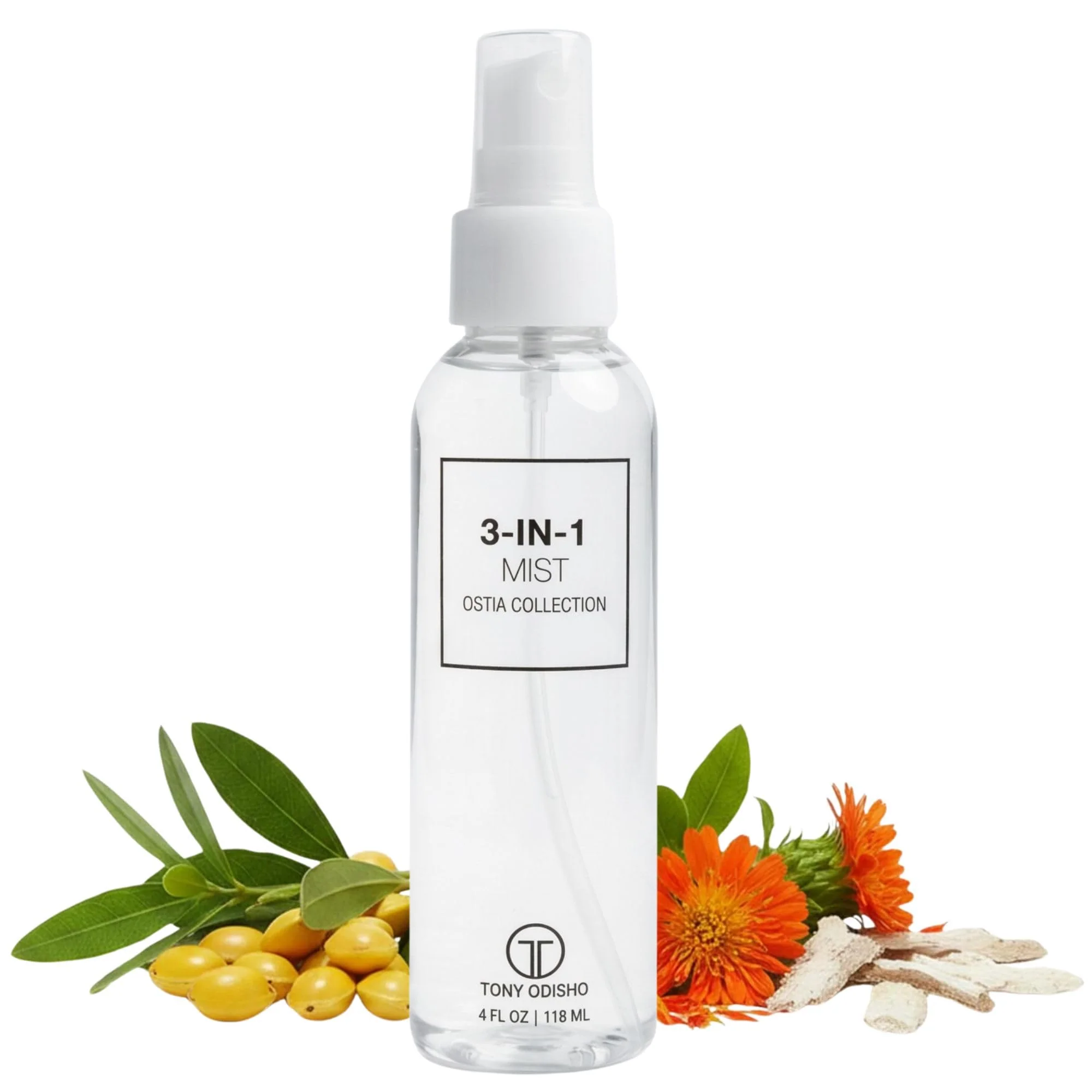 Professional Tony Odisho 3-in-1 Detangling Hair Mist Spray - Great for All Hair Types and Extensions - Detangles Adds Shine Protects Against Heat - Use as High-End
