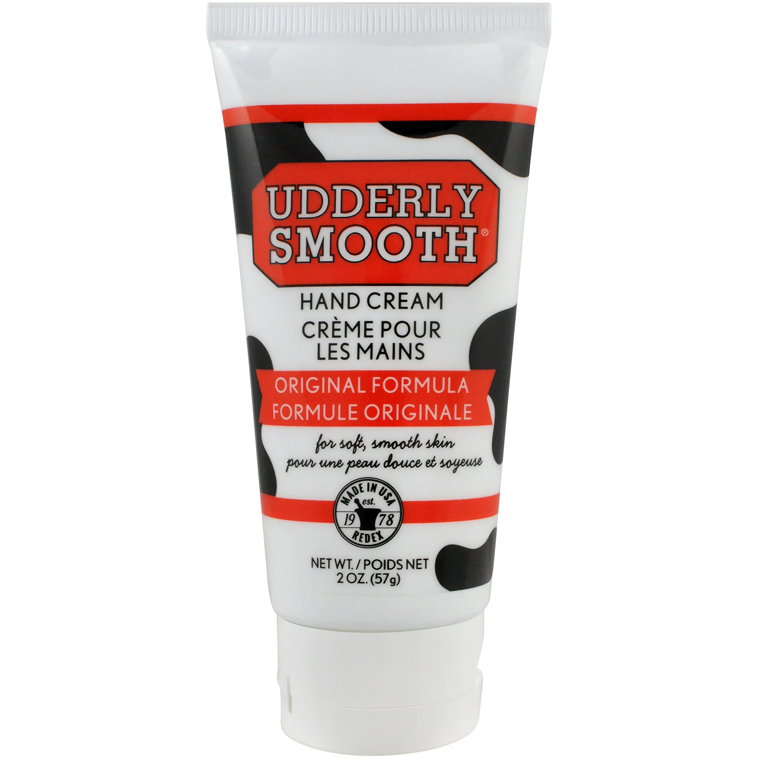 Expertly Made Udderly Smooth Udder Cream Skin Moisturizer 2 Ounce Tube Sustainable