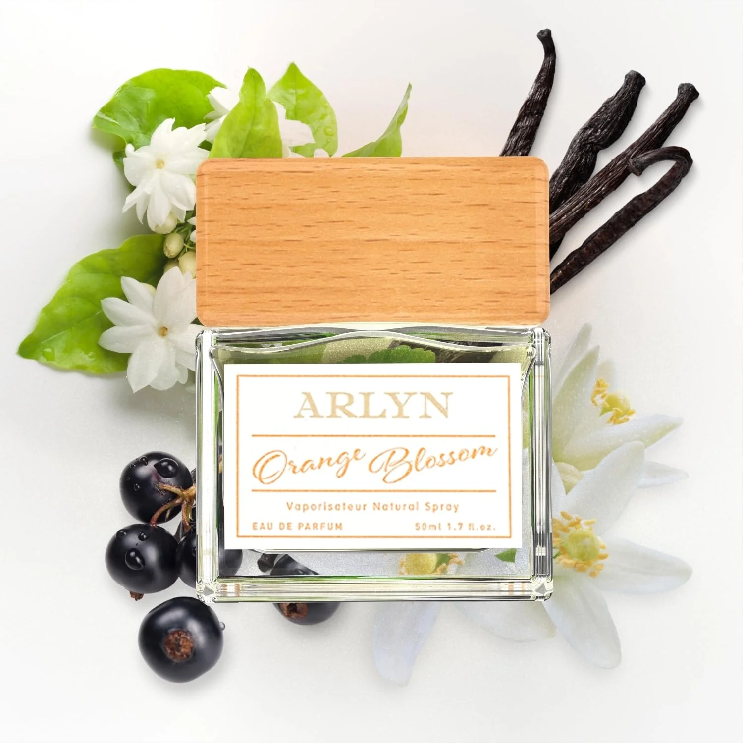 First-Class ARLYN Orange Blossom Eau De Parfum Inspired by Lan.come La Vi.e Es.t Bell.e Long-Lasting Perfume for Women Vegan Eco-Conscious with Clean Stylish