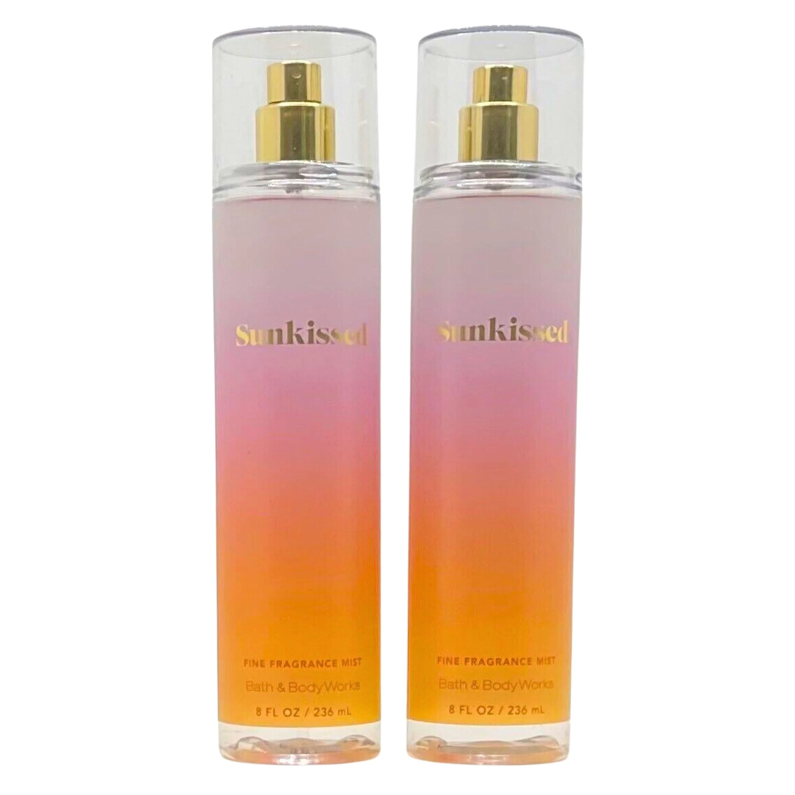 Healthy Bath Body Works Fragrance Mist 2-Pack 8oz Each Sunkissed Professional