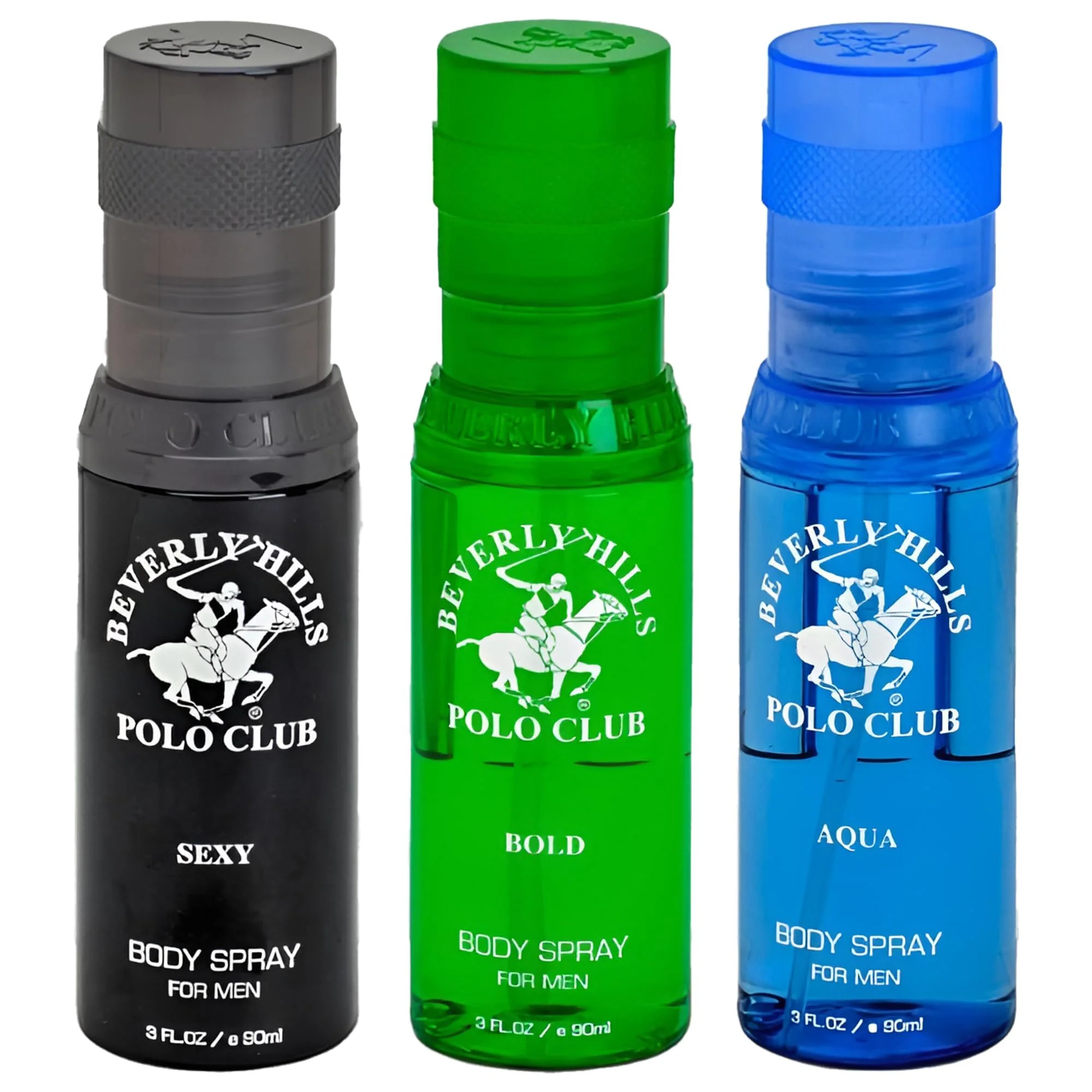 Exceptional Beverly Hills Polo Club Men's Body Spray Collection Gift Set - 3 Distinct Luxury Designer Scents for d Daily Confidence All-Day Freshness 3 High-Quality
