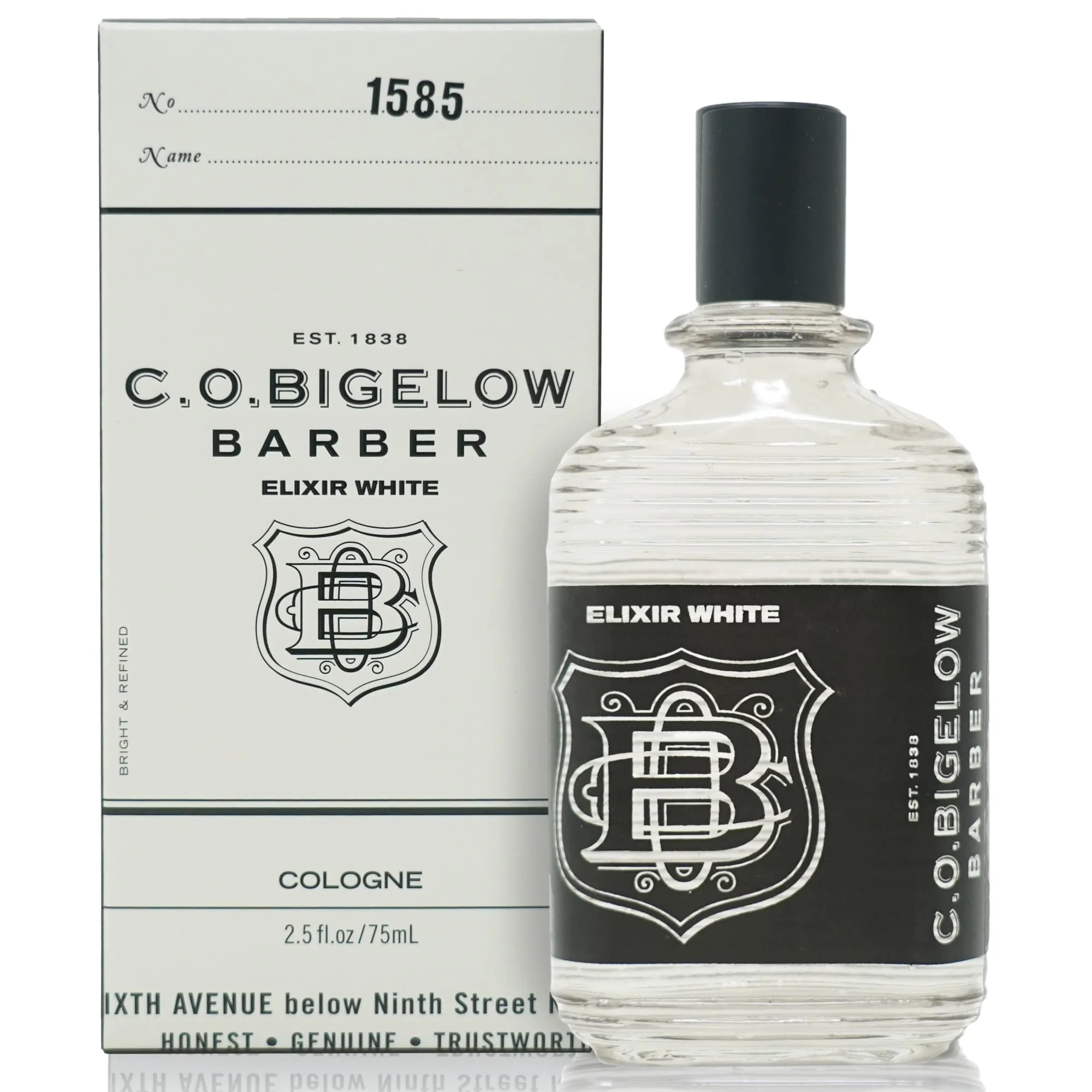 Verified C.O. Bigelow Elixir White Cologne for Men Spice Citrus Fragrance Long Lasting Men's Cologne Elixir Perfume for Men 2.5 Fl Oz Classic