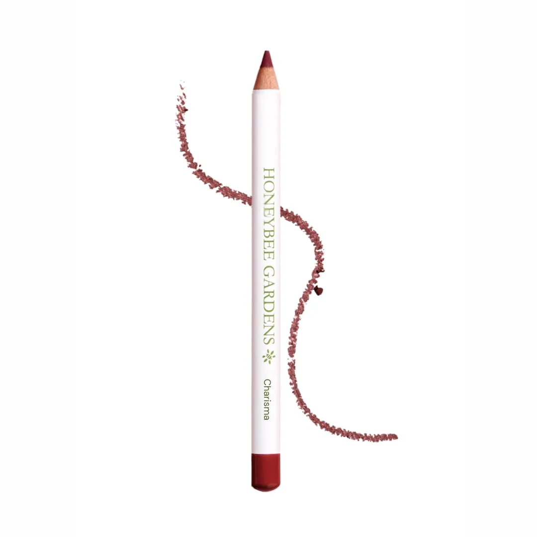 Green Honeybee Gardens Irresistible Charisma Lip Liner Matte Medium Warm Berry Pencil for Defining Lips Long-Lasting Creamy Lip Color Precision Lip Refined