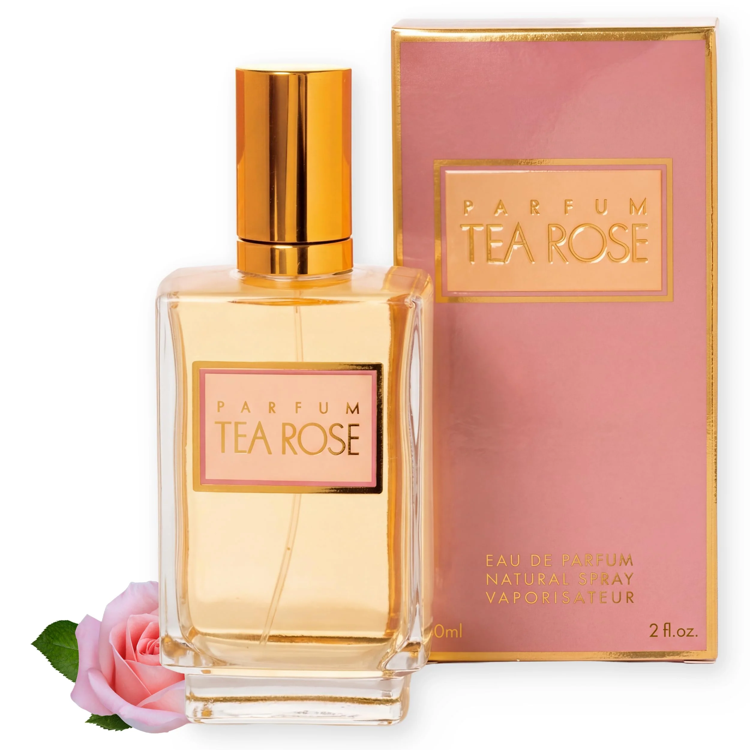 Lightweight TEA ROSE Parfum for Women 2OZ 60ML EDP High-Grade