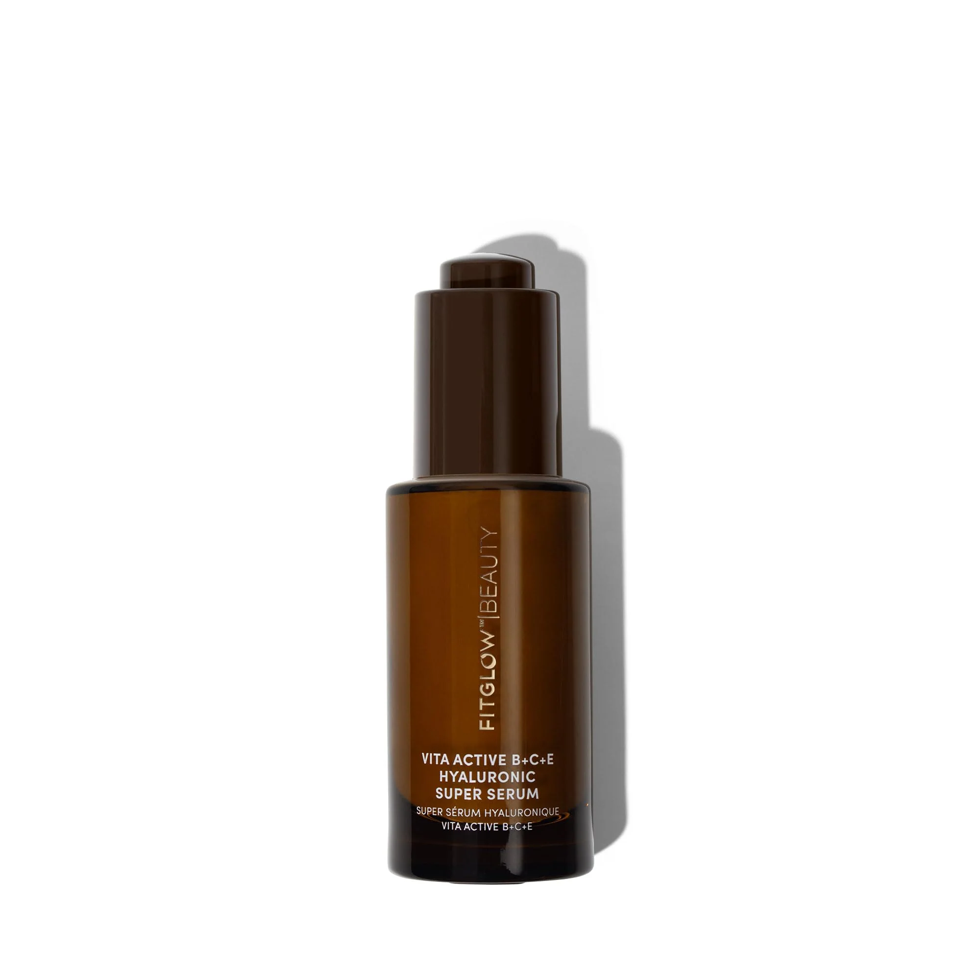 Premium Fitglow Beauty Vita Active B C E Hyaluronic Super Serum Radiance-Boosting Anti-Aging Evens Tone Improves Luminosity Firms Enhances Smart