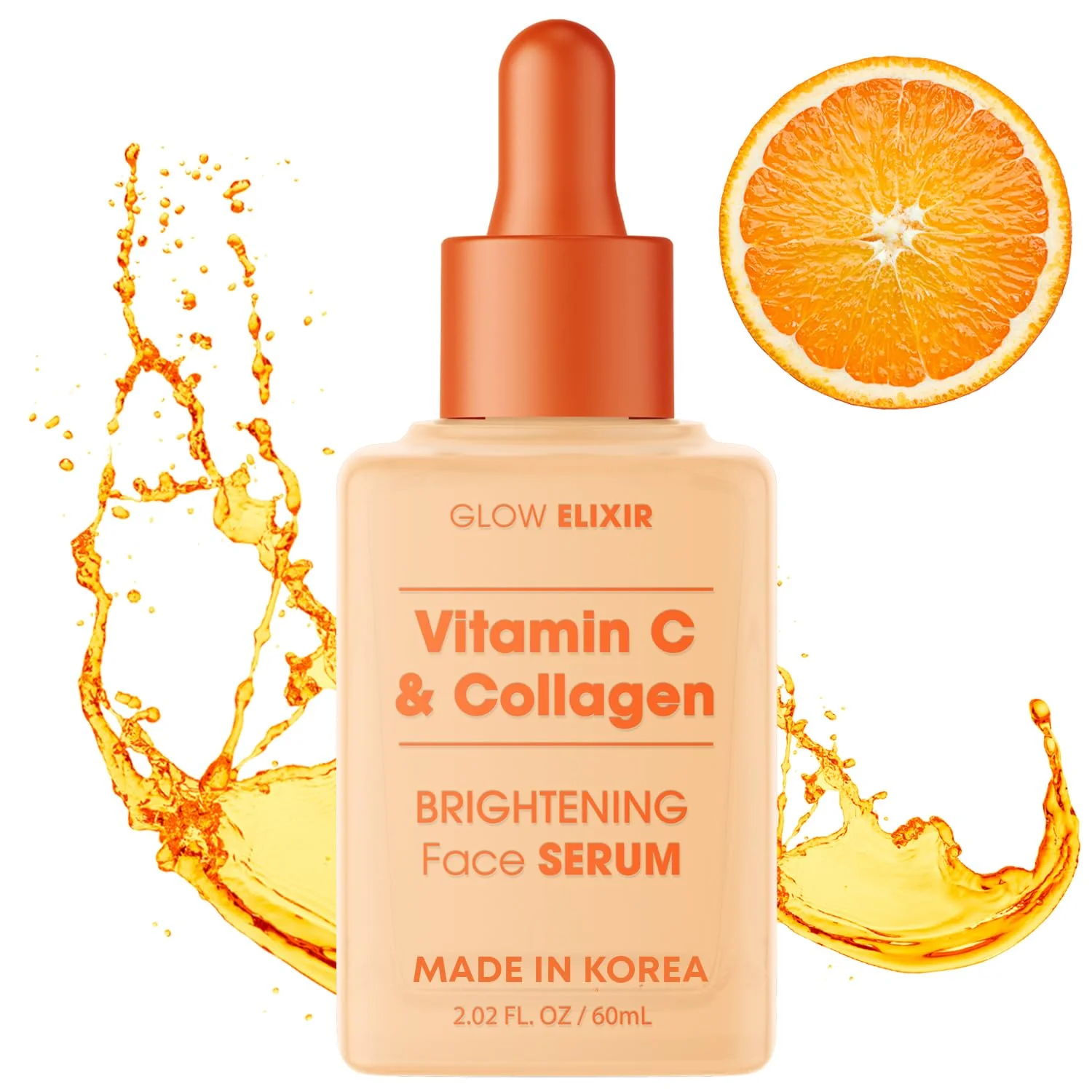 Relaxed Glow Elixir Vitamin C Serum for Face with Collagen Dermatologist Tested Consistent