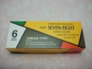 Safe PAON CREAMY TYPE HAIR COLOR DARK BROWN 6 by N'iceshop Powerful