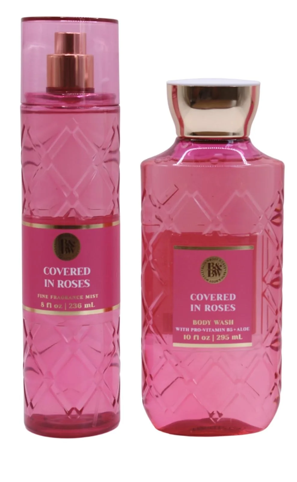 Original Bath and Body Works Covered in Roses Mist and Shower Gel Set - Full Size Outstanding
