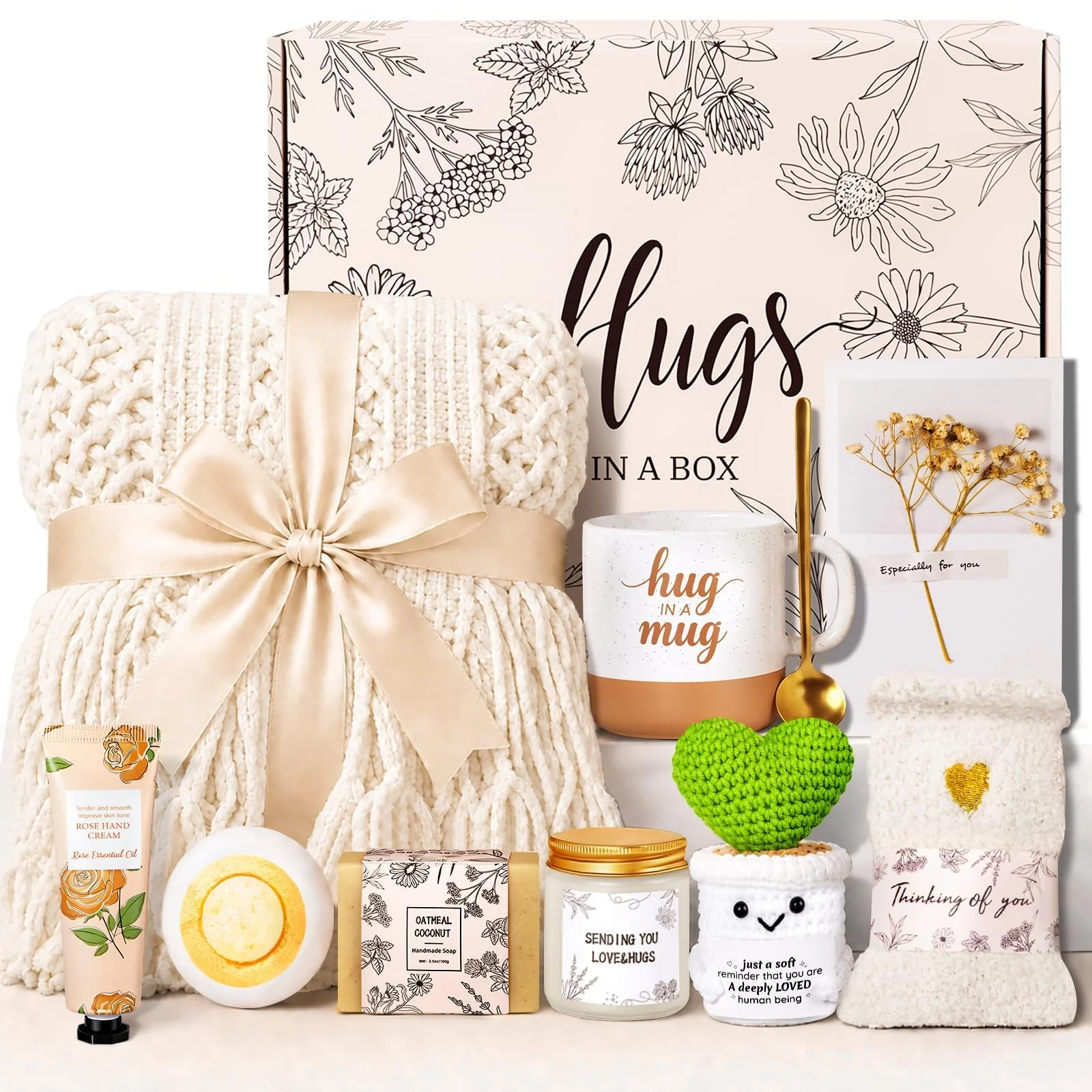 Comfortable iFaveorr Get Well Soon Gift Baskets for Women Self Care Package for Women Classic