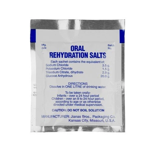 Proven Oral Rehydration Salts Pack of 125 Lightweight