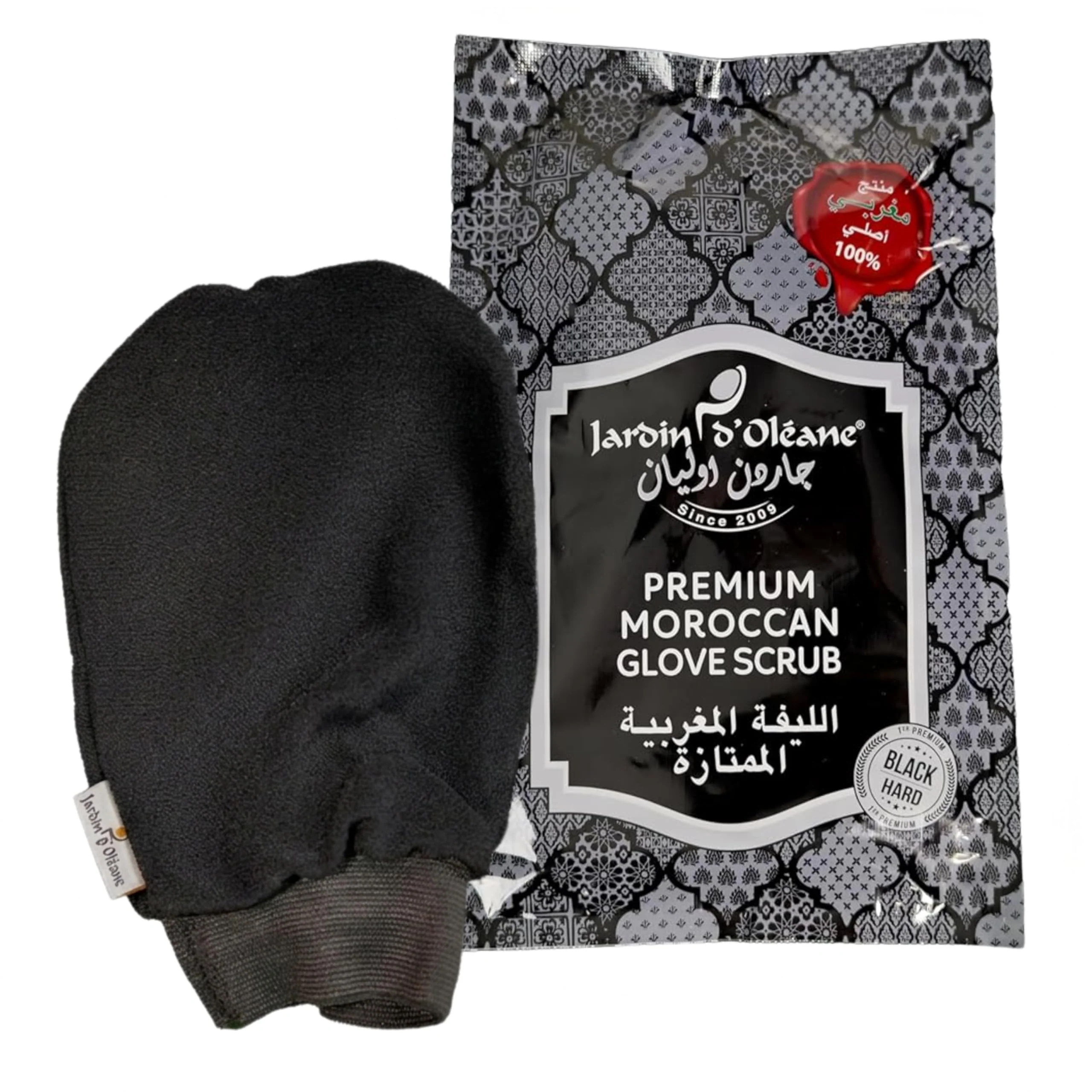 Carefully Designed Jardin D'Oleane Premium Moroccan Kessa Glove Scrub Exfoliating Bath G