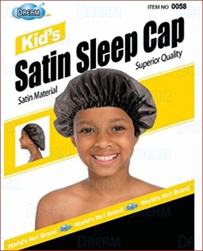 Durable Kid's Satin Sleep Cap assorted colors Premium Material