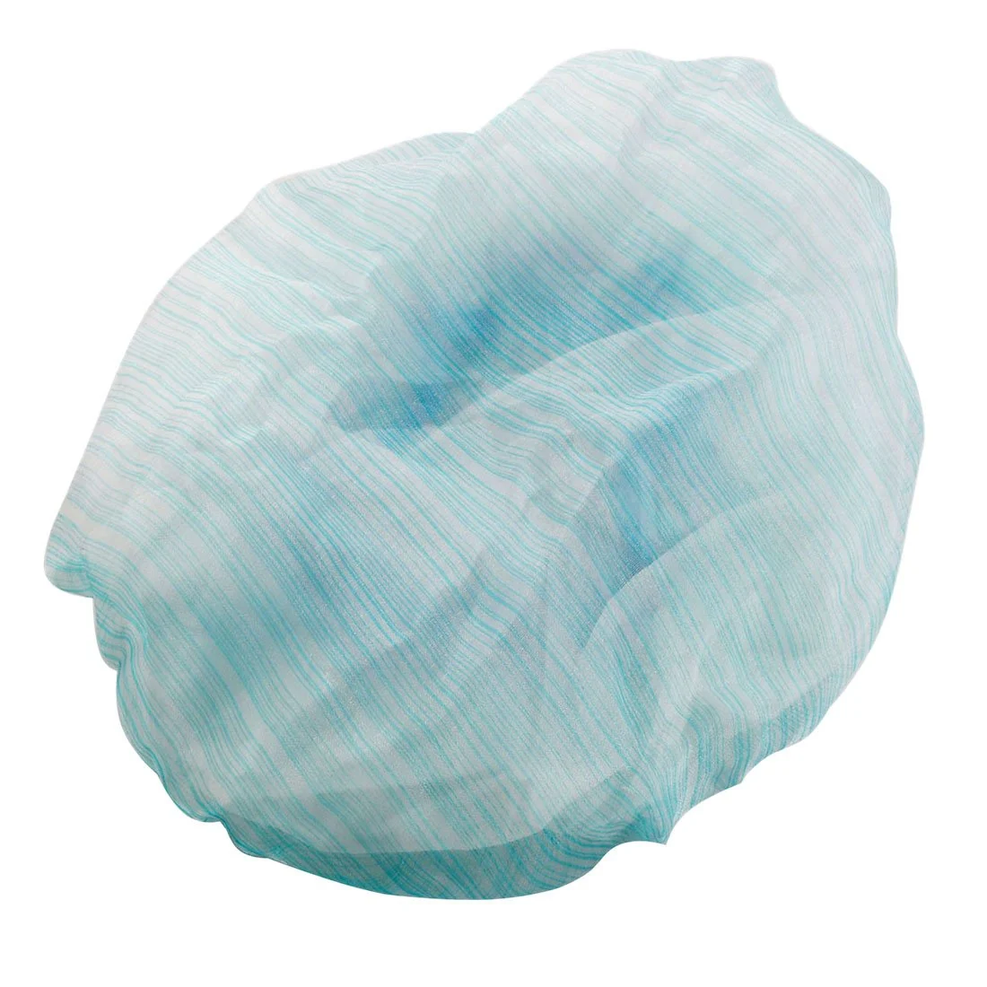 Classic Ruilogod Organza Stripe Pattern Bathroom Hair Protector Water Resistant Spa Bath Shower Cap id 7cb e32 115 138 316 Unique