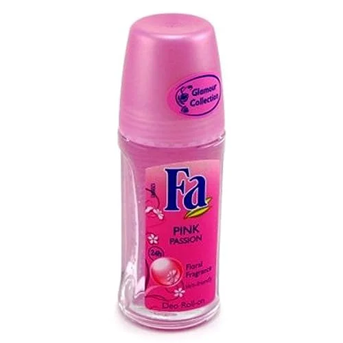 Premium Material Fa Deodorant 1.7 Ounce Roll-On Pink Passion 50ml 3 Pack Convenient