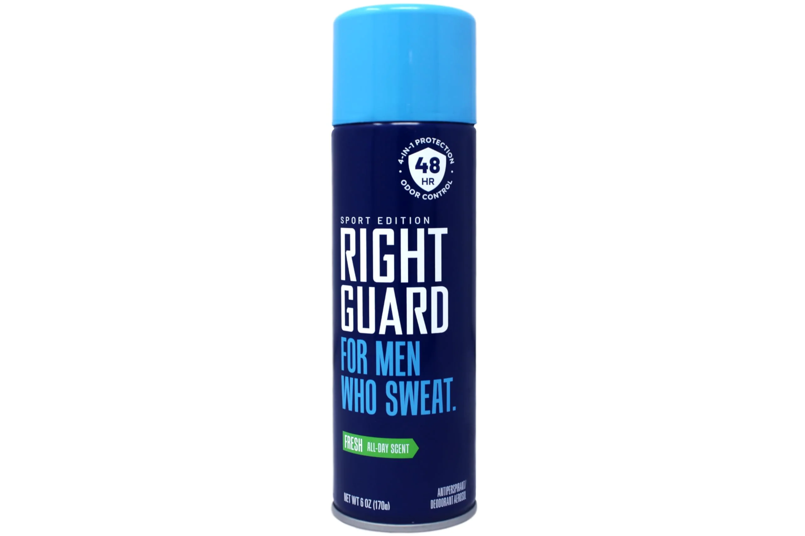 Carefully Designed Right Guard Antiperspirant Spray Sport Fresh 6 oz Pack Of 1 Blue User-Friendly