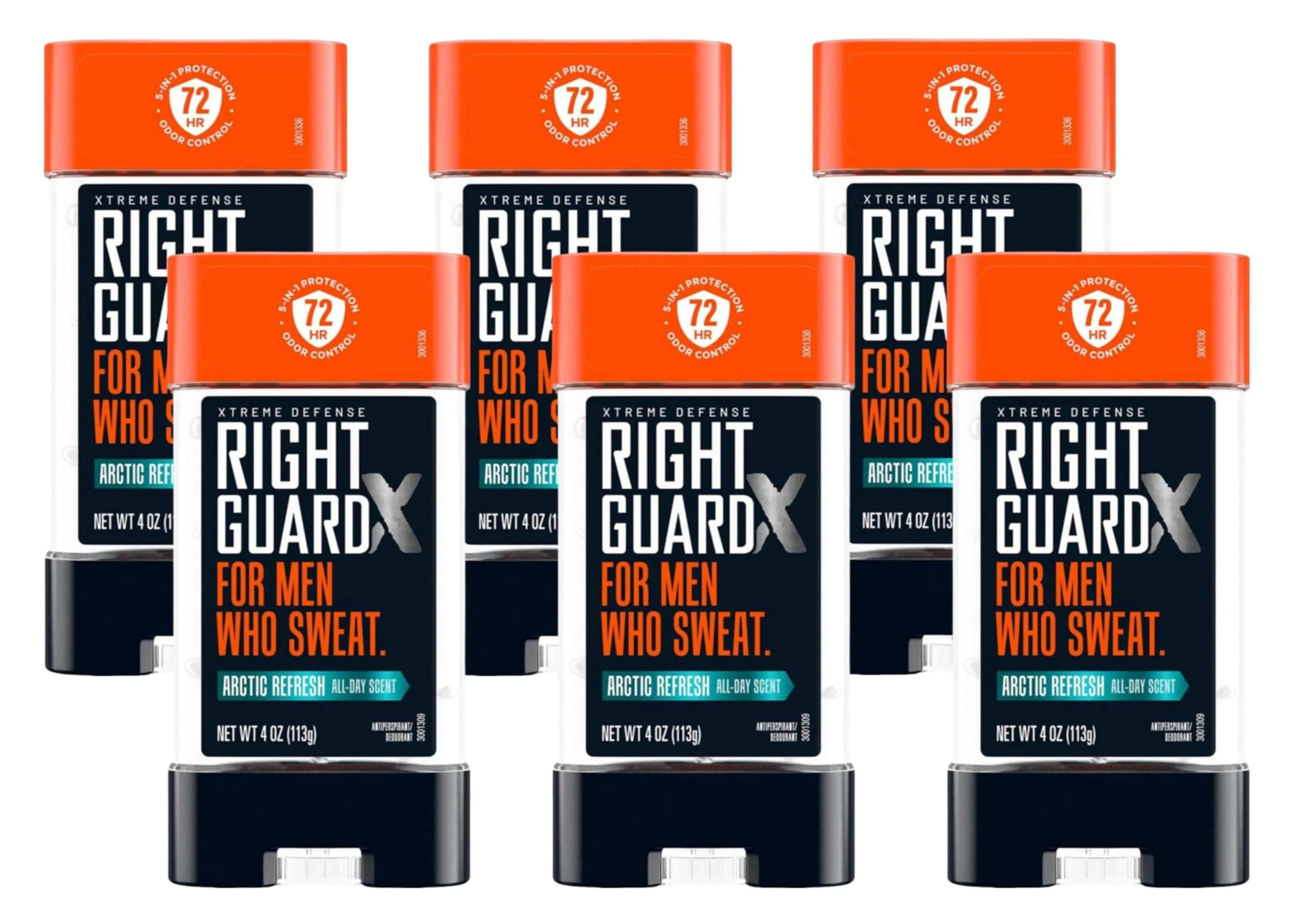 Fine Right Guard Xtreme Defense Arctic Refresh Gel 4 Ounce Men Pack of 6 High-Quality