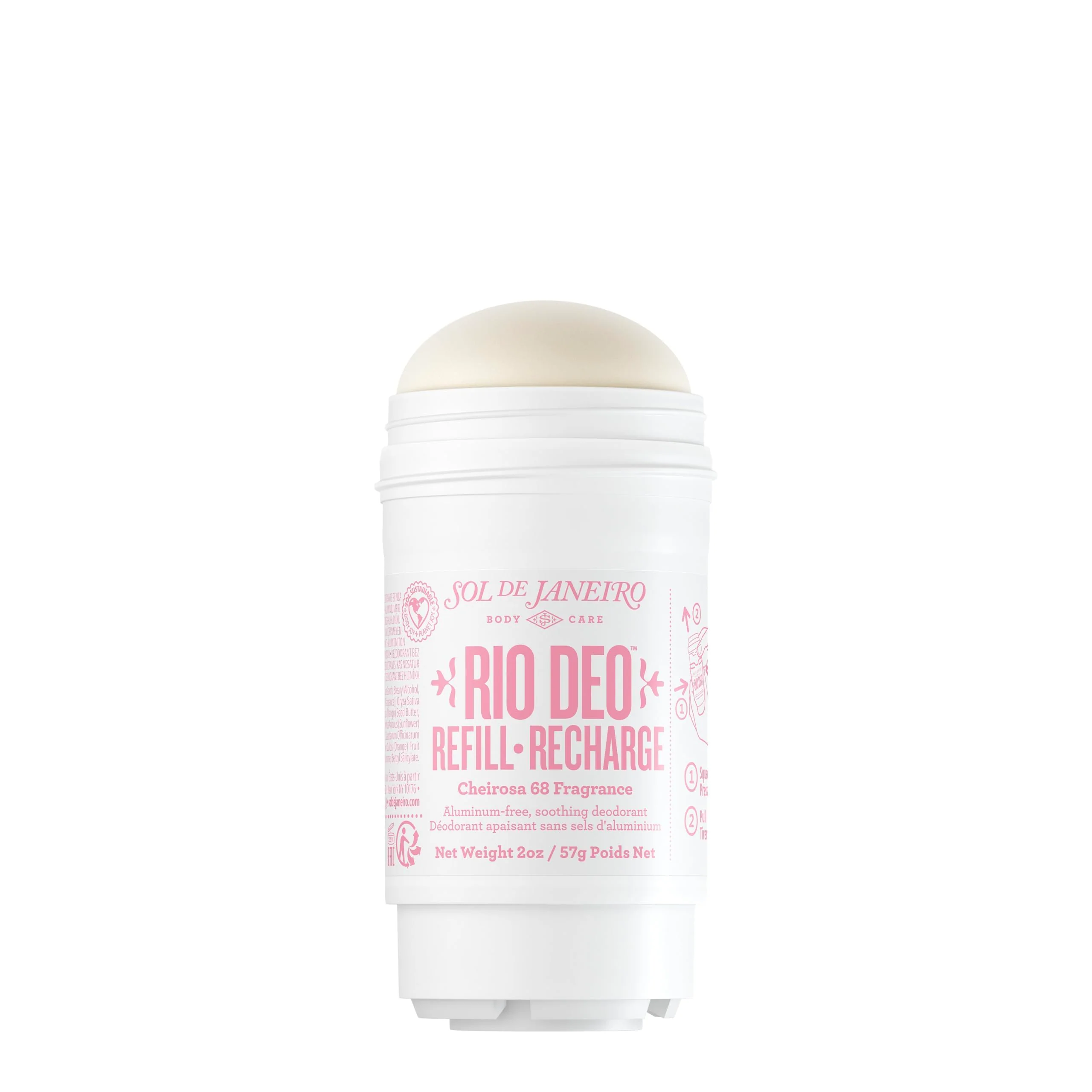 Safe Sol de Janeiro Rio Deo Cheirosa '68 Deodorant Refill Cartridge Powerful