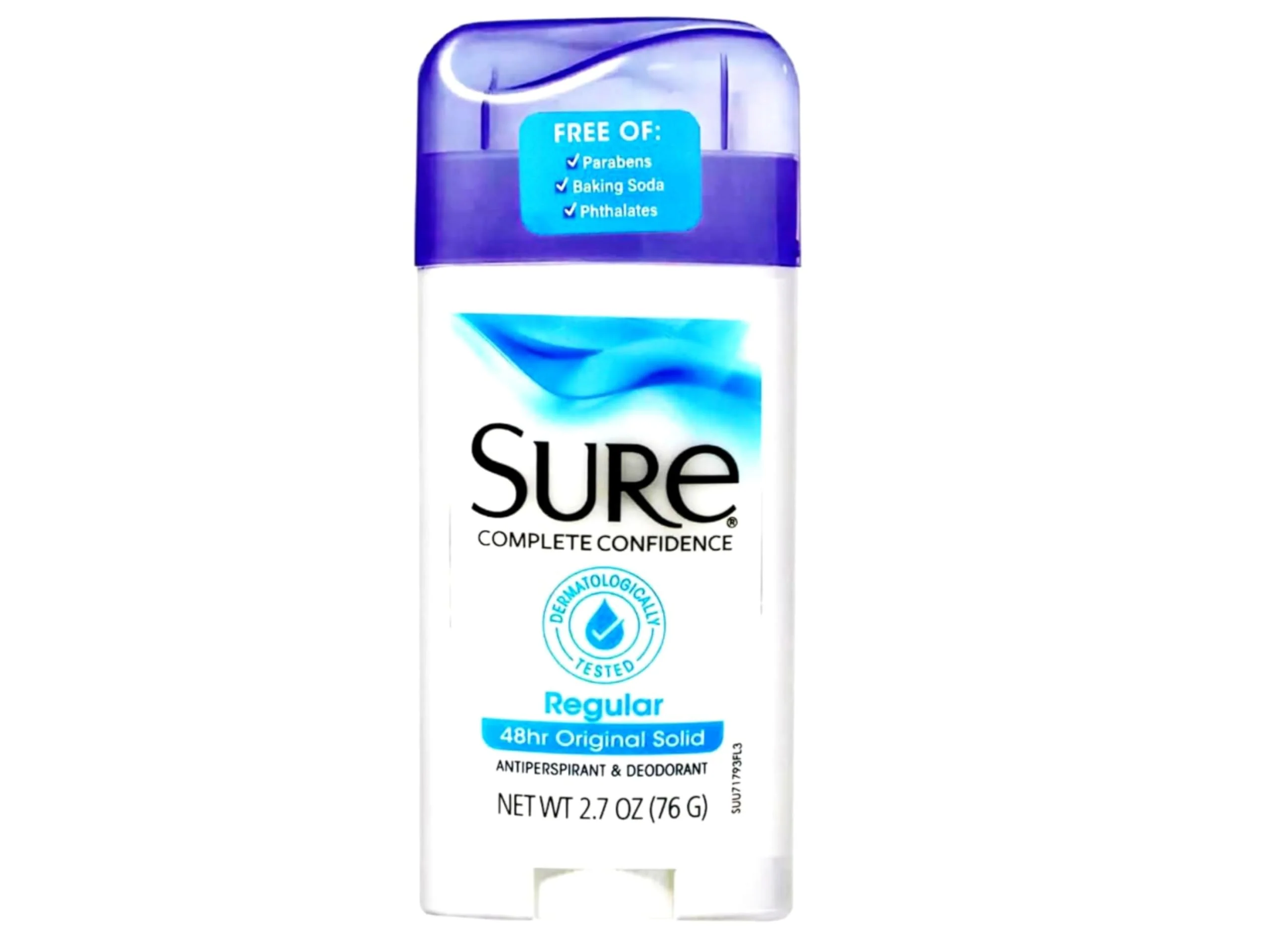 Elegant Sure Anti-Perspirant Deodorant Invisible Solid Regular Scent 2.60 oz Crafted