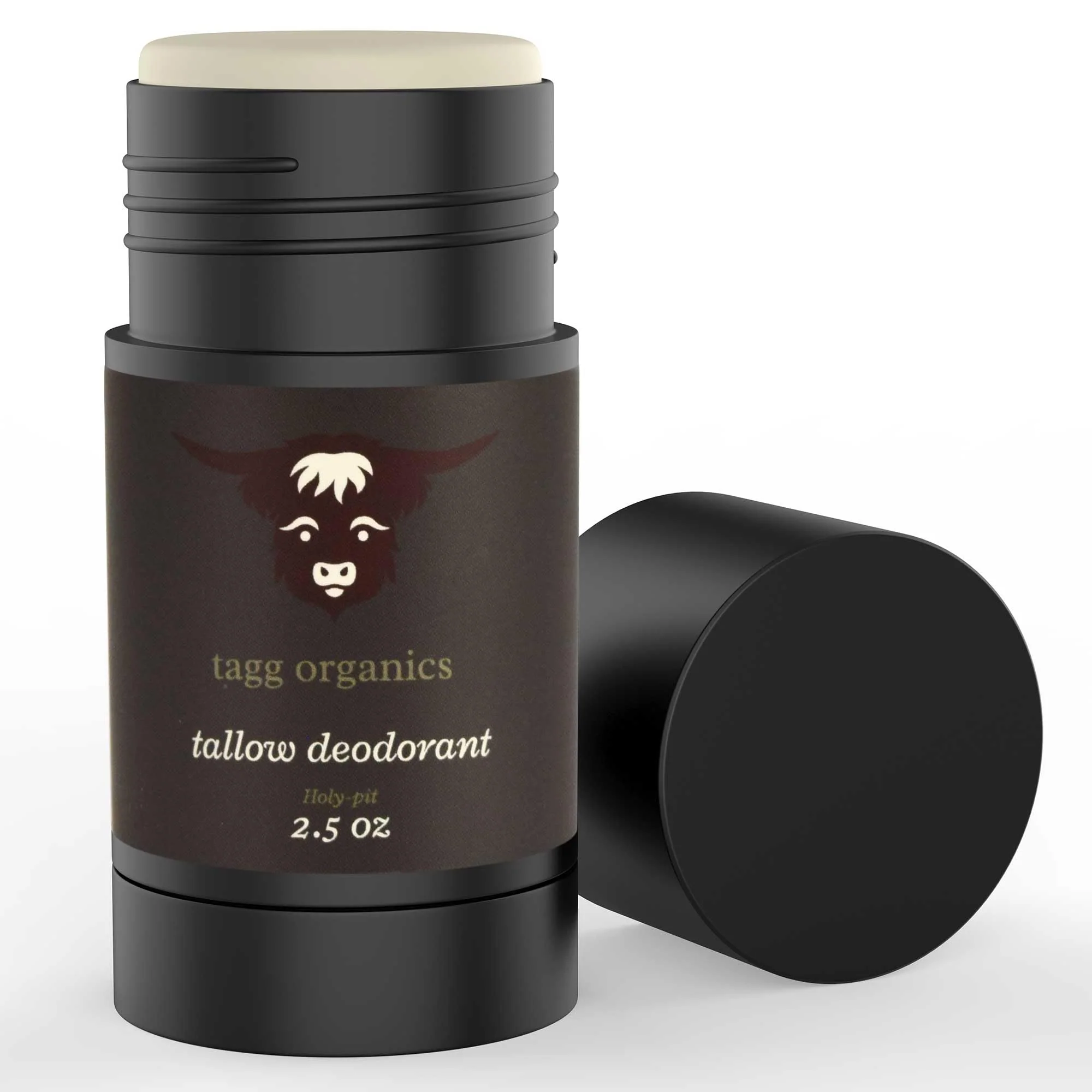 Fast TAGG ORGANICS Purely Organic Deodorant from Grass-Fed Tallow and Natural Odor Neutralizers - Pure Essential Oils and Vitamin K For Skin Health Selected
