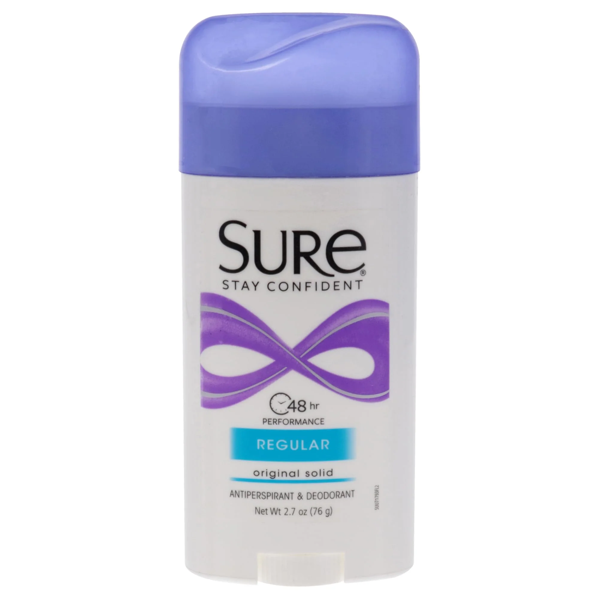 Authentic Sure Wide Solid Deodorant Regular Scent for Men and Women 2.7 oz User-Friendly