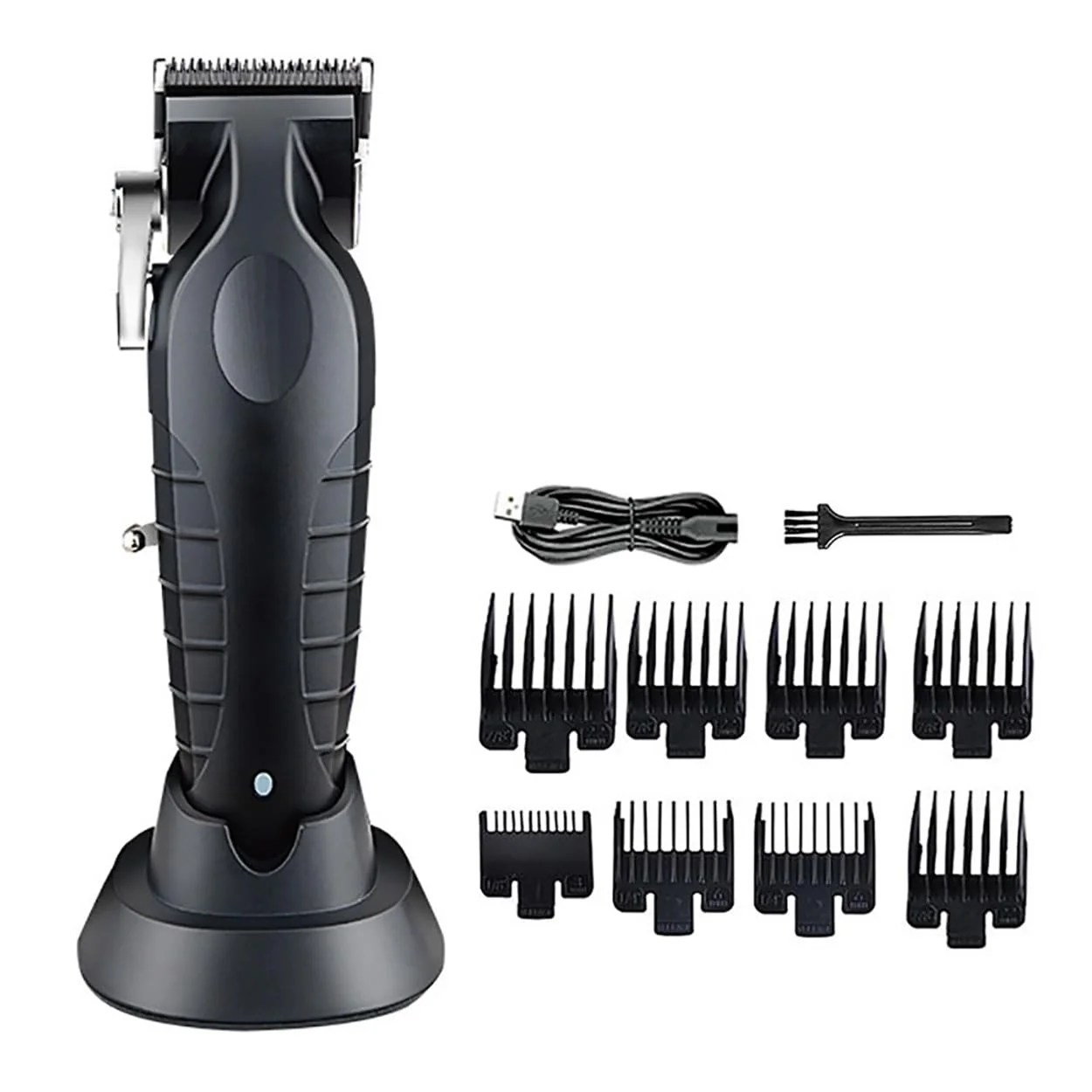 Natural GLESVOWIO Mens Hair Clippers Professional Clipper for Men Cutting Machine with Seat Charger Trimmer Haircut Detailed