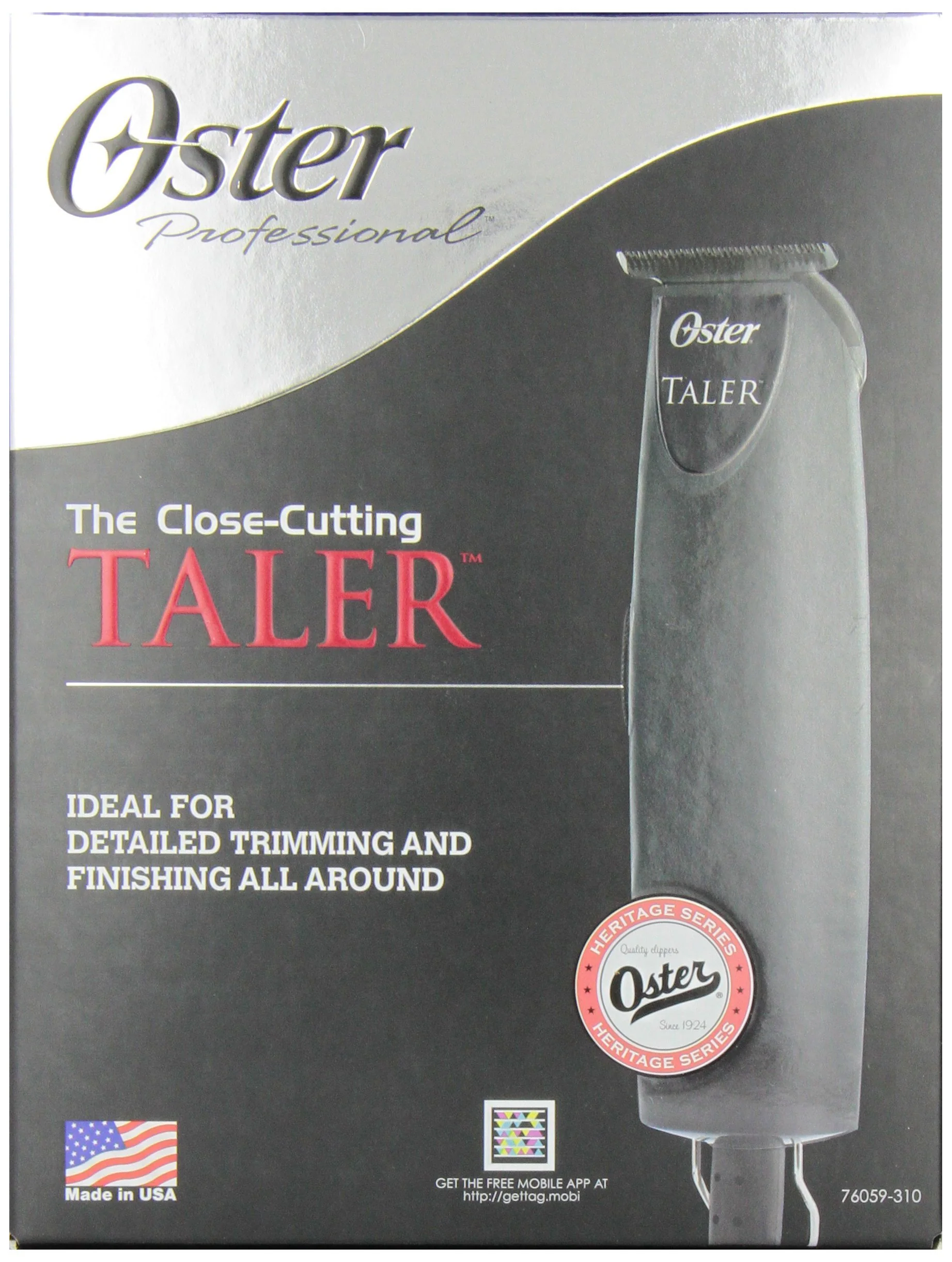 Premium Material Oster 76059-310 Taler Professional Hair Trimmer Smart