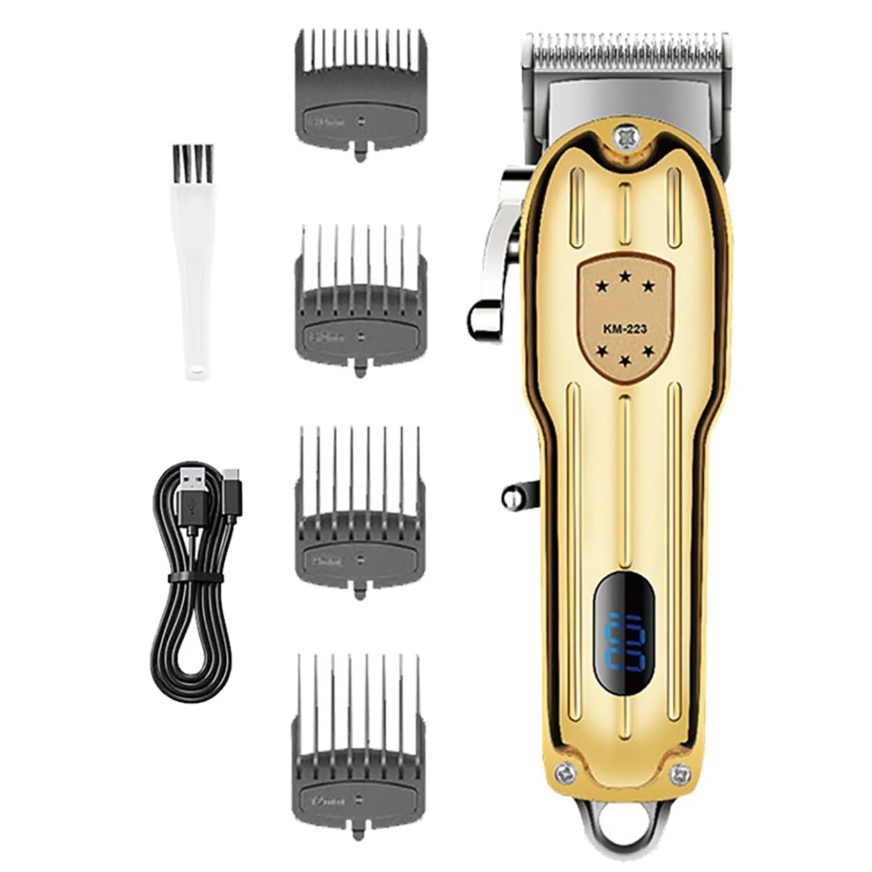 Lightweight QDKVTNDJZ Mens Hair Clippers Professional Barber for Cutting Cordless Corded Rechargeable Beard Trimmer for Men First-Class
