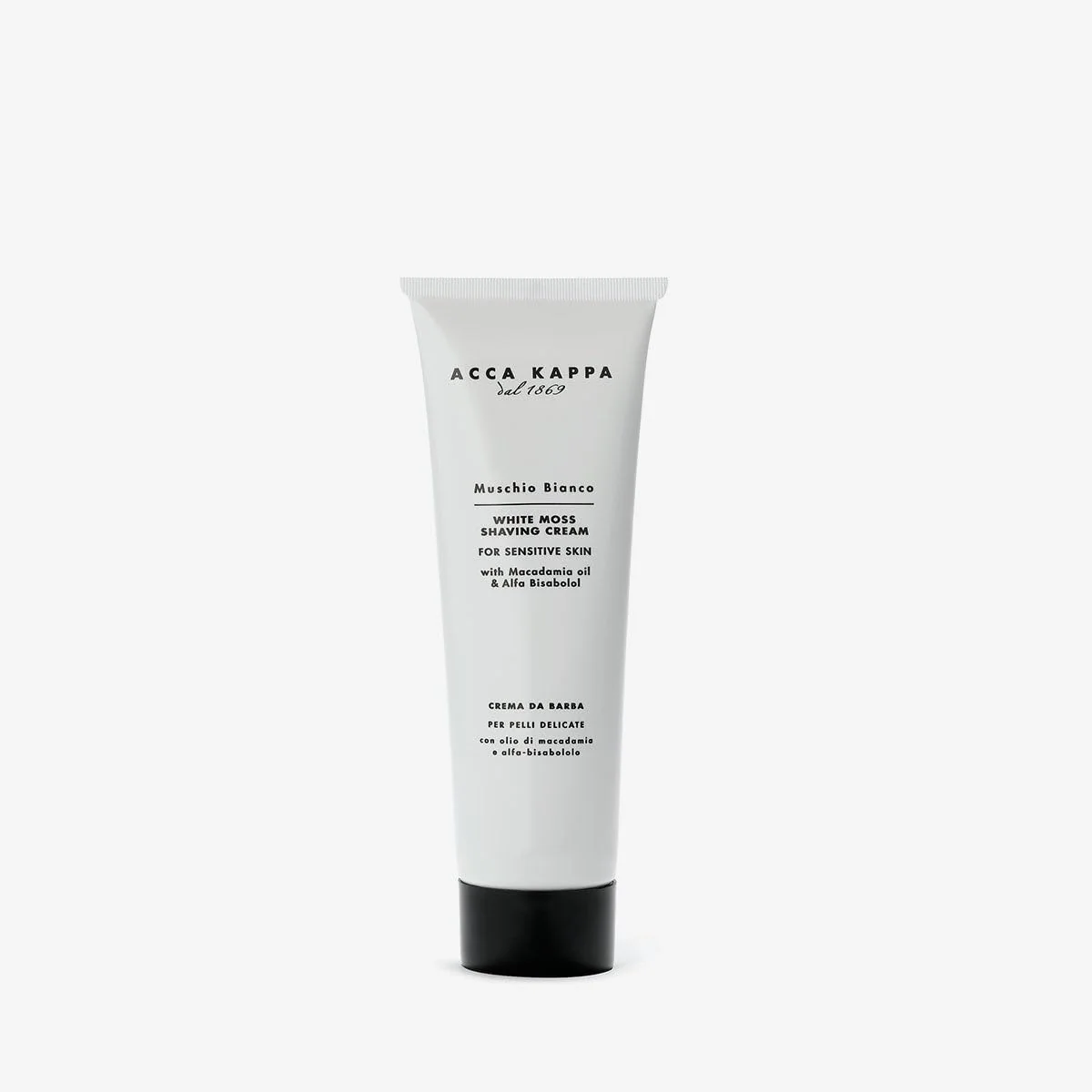 Lightweight Acca Kappa White Moss Aftershave Cream - Soothing Botanical Emulsion for Sensitive Skin Professional
