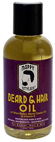 Official Nappy Styles Nappy Hair Beard Oil Pack of 3 Classic
