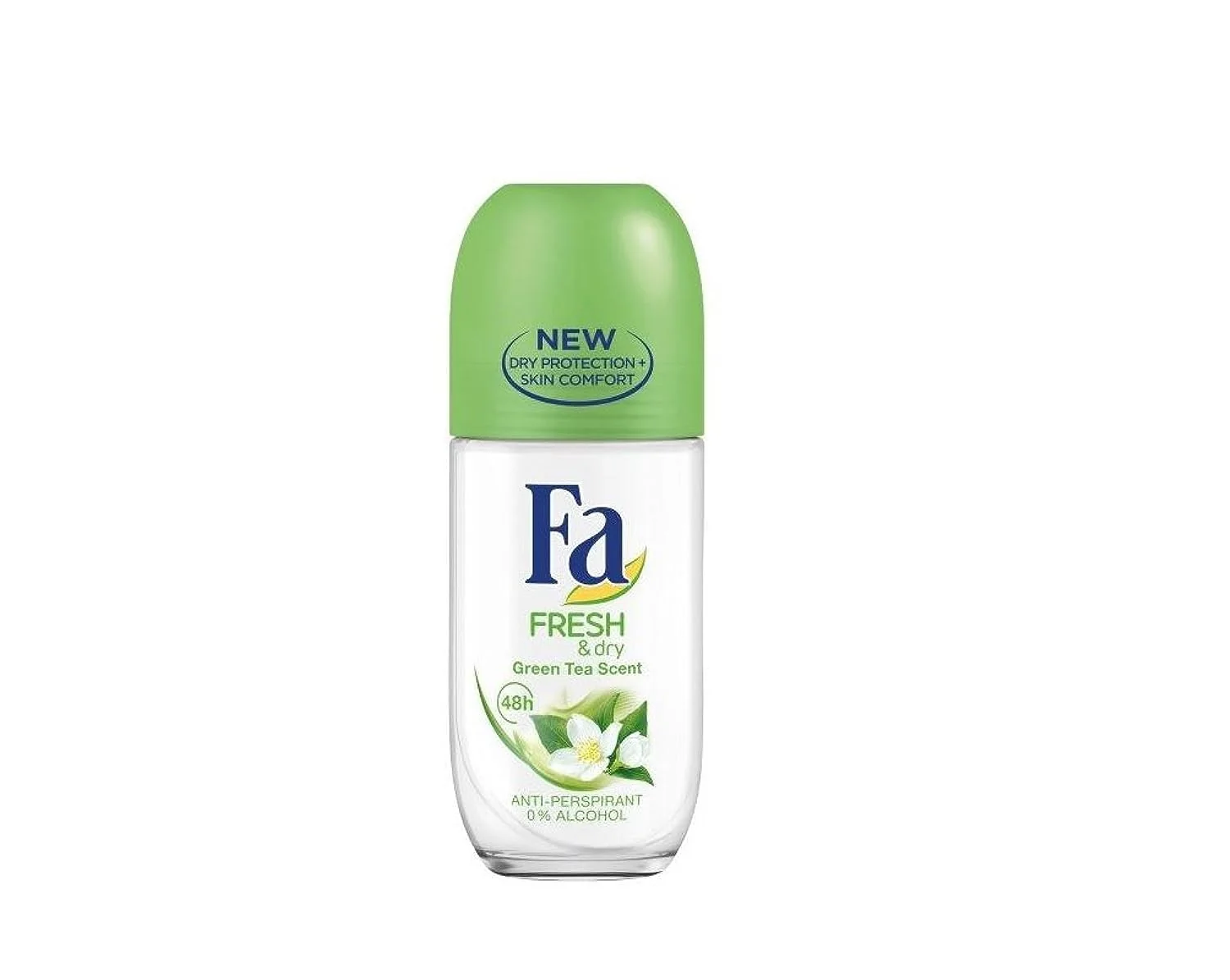 Practical Fa Fresh Dry Green Tea 48h Roll-On Deodorant Anti-Perspirant 50 ml 1.7 oz Efficient