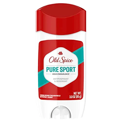 Selected Old Spice High Endurance Antiperspirant and Deodorant for Men Pure Sport 3 Oz Pack of 6 Safe
