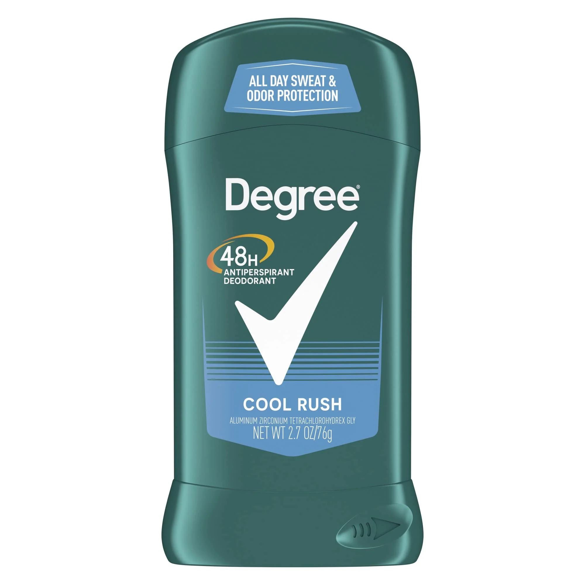 Organic Degree Men Dry Protection Antiperspirant Cool Rush 2.7 Oz - Pack of 5 - Packaging May Vary Certified