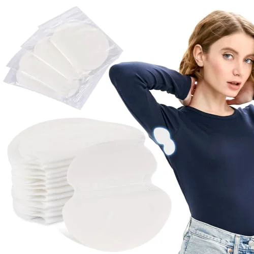 Contemporary Armpit Sweat Pads FJDNKDN Underarm Sweat Pads for Women and Men 100 Packs Disposable Underarm Pads for Sweating Women With our Disposable Flexible