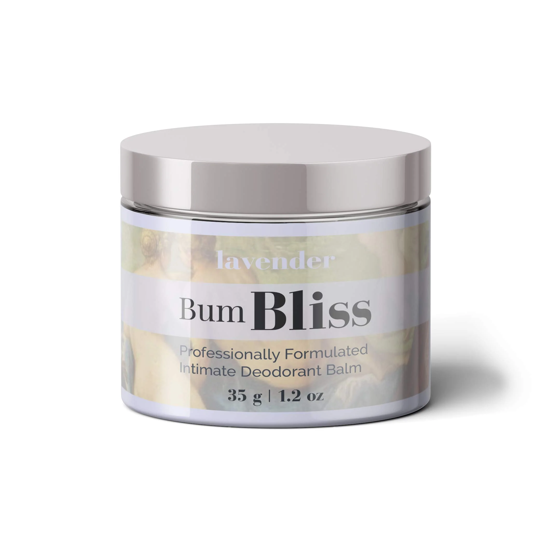 Selected Bum Bliss Intimate Deodorant Balm - Lavender Odor Neutralizer for your Bum Privates Armpits - No Peroxide No Rinse Gentle Leave-In Formula that Smooth