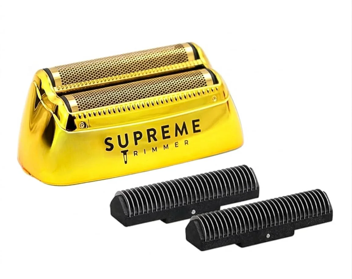 Excellent Supreme Trimmer Foil Cutter SB63 - Hypoallergenic Foil for Crunch STF602 - Gold High-Grade