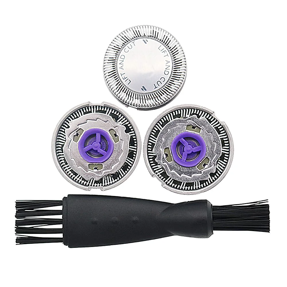 Pure Shaver Head For Philips Norelco HQ4 HQ3 HQ5 HQ55 HQ56 HQ851 HQ912 HQ136 HQ6900 HQ6940 HQ6868 HQ6970 Razor Blade 3 Pack Original Design