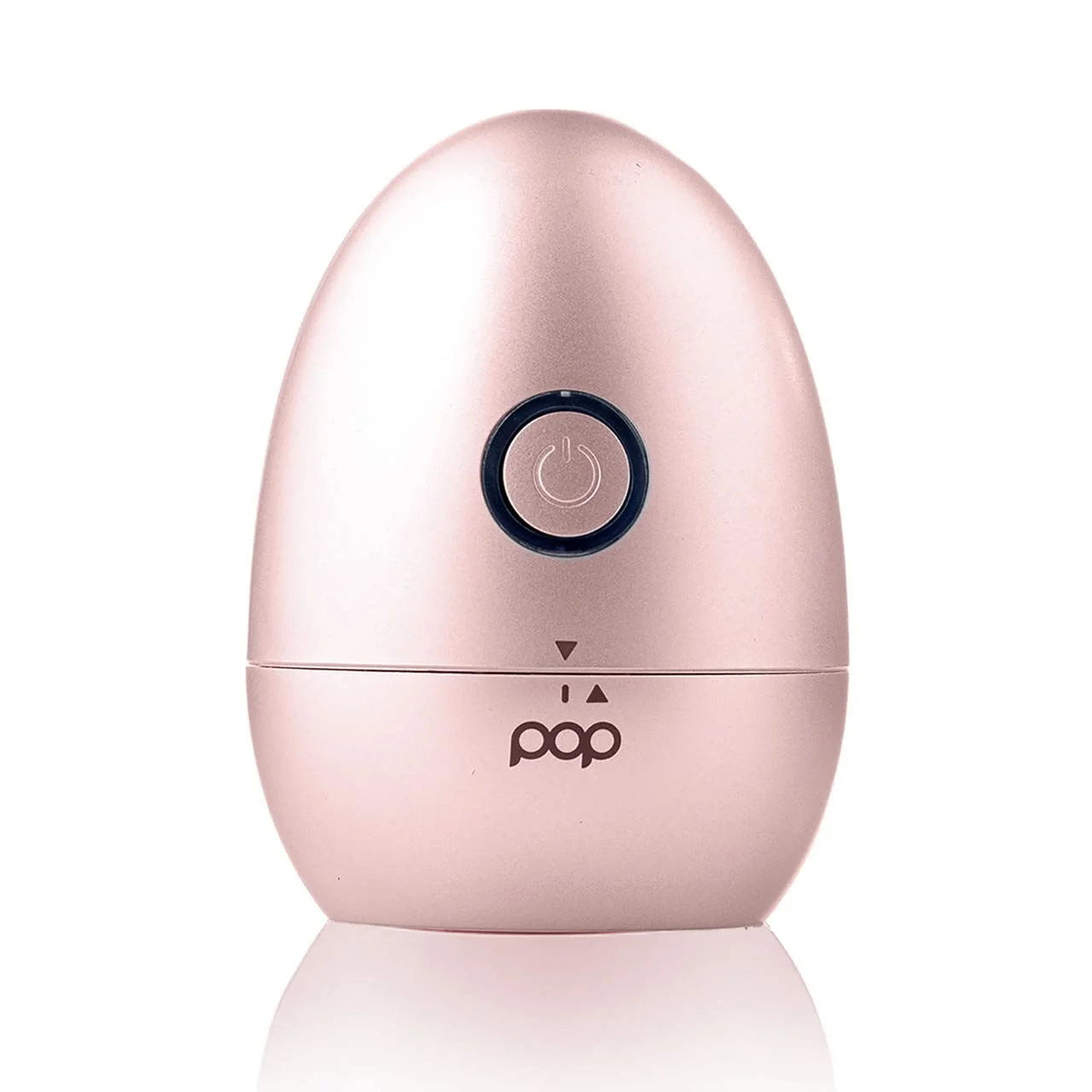 Pure Pop Sonic Moon Shaver Rose Gold - Face Body Shavers for Men Women - 3 Floating Rotary Heads w Removable Cap - Long Lasting Lithium-ion Battery Contemporary