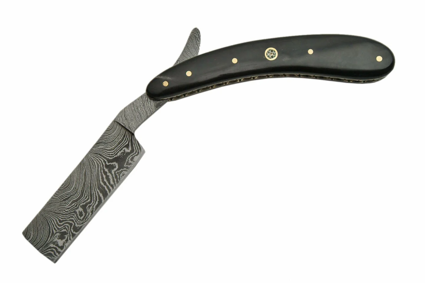 Minimalist Rite Edge Damascus Razor 6 High-End