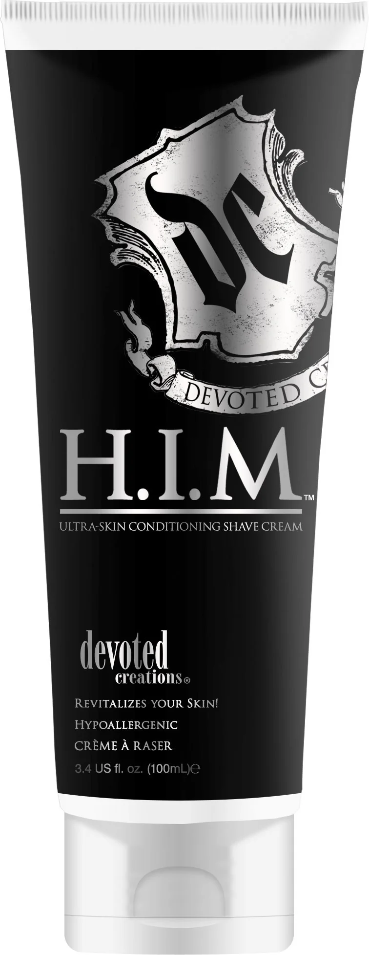 Clean 2011 H.I.M. Shaving Cream Ultra Skin Conditioning 3.4oz by Devoted Creations Reusable