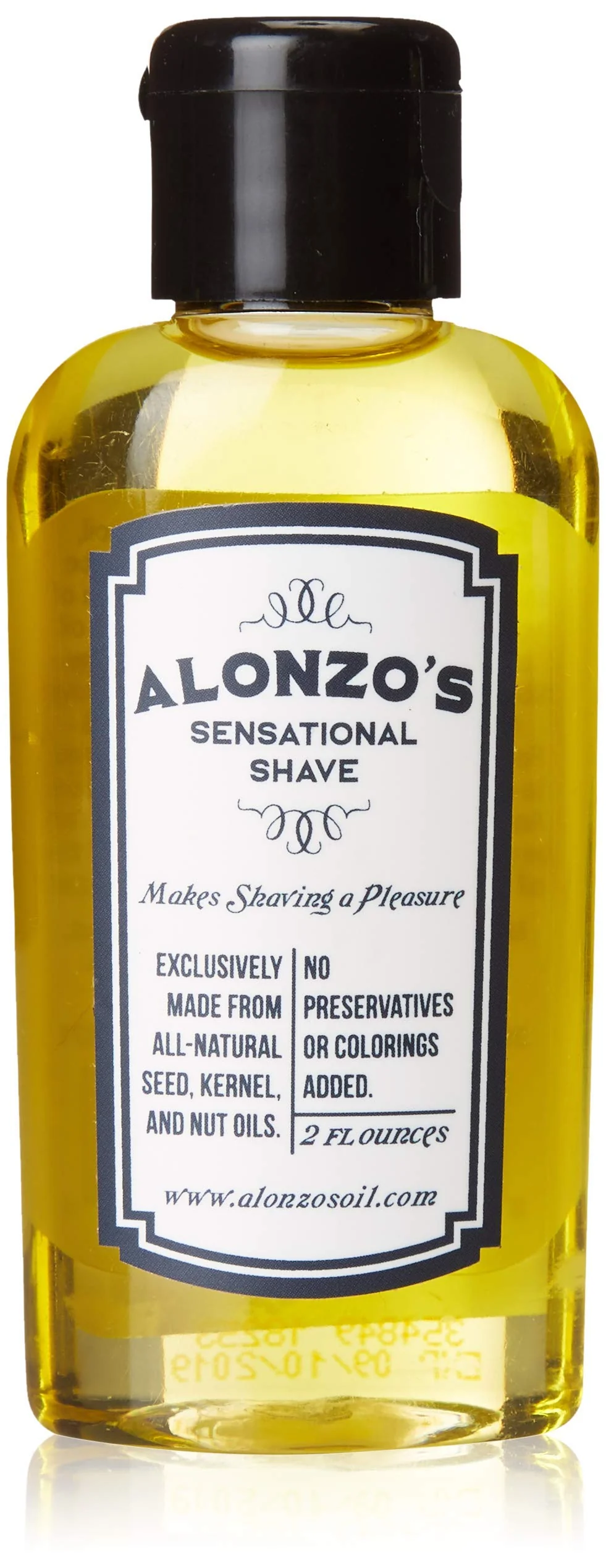 Durable Alonzo's Sensational Shave - Shaving Oil for Men 1-Pack 2 Oz Bottle All-Natural Pre-Shave After Shave Oil for Face and Body - Moisturizes Calms Fast