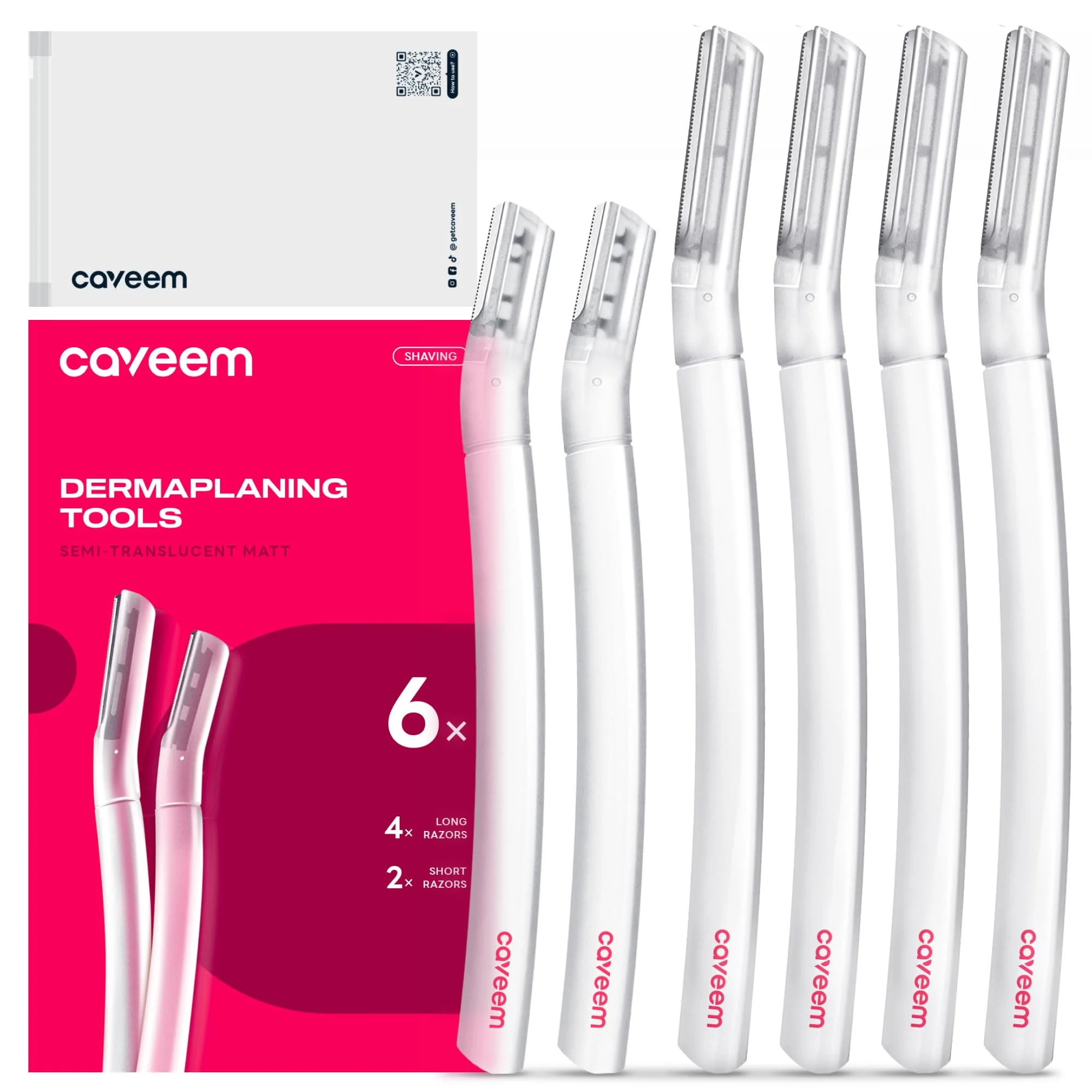 Healthy CAVEEM Dermaplane Razor for Women Dermaplaning Tool - Face Razors for Women and Men Eyebrow Trimmer and Facial Hair Removal Shaver Gentle Efficient