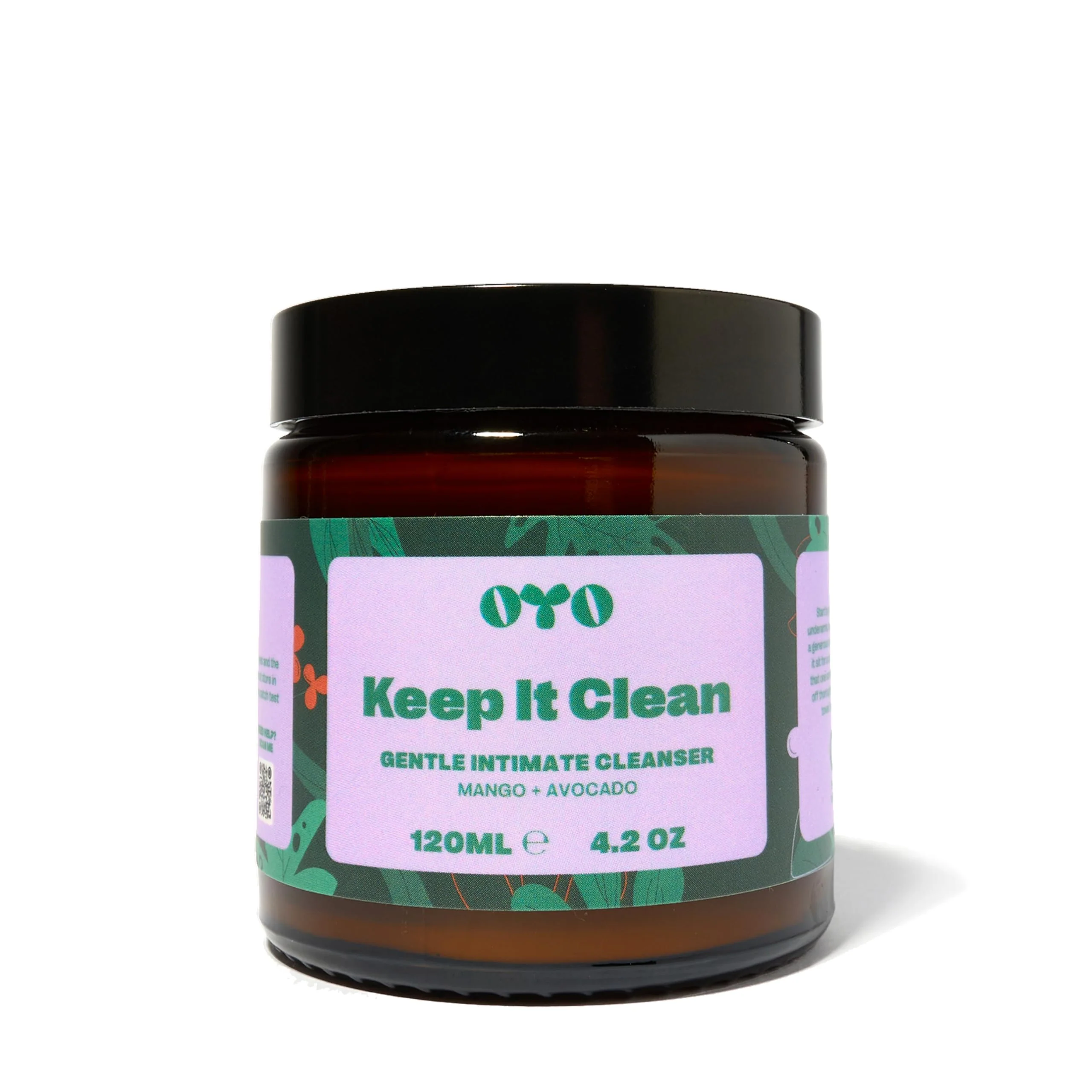 Secure Keep It Clean by OYO - Gentle Intimate Cleanser Pre-Shave Cream for Women Bikini Line Underarms pH-Balanced with Mango Butter Oat Oil 120 mL Elegant