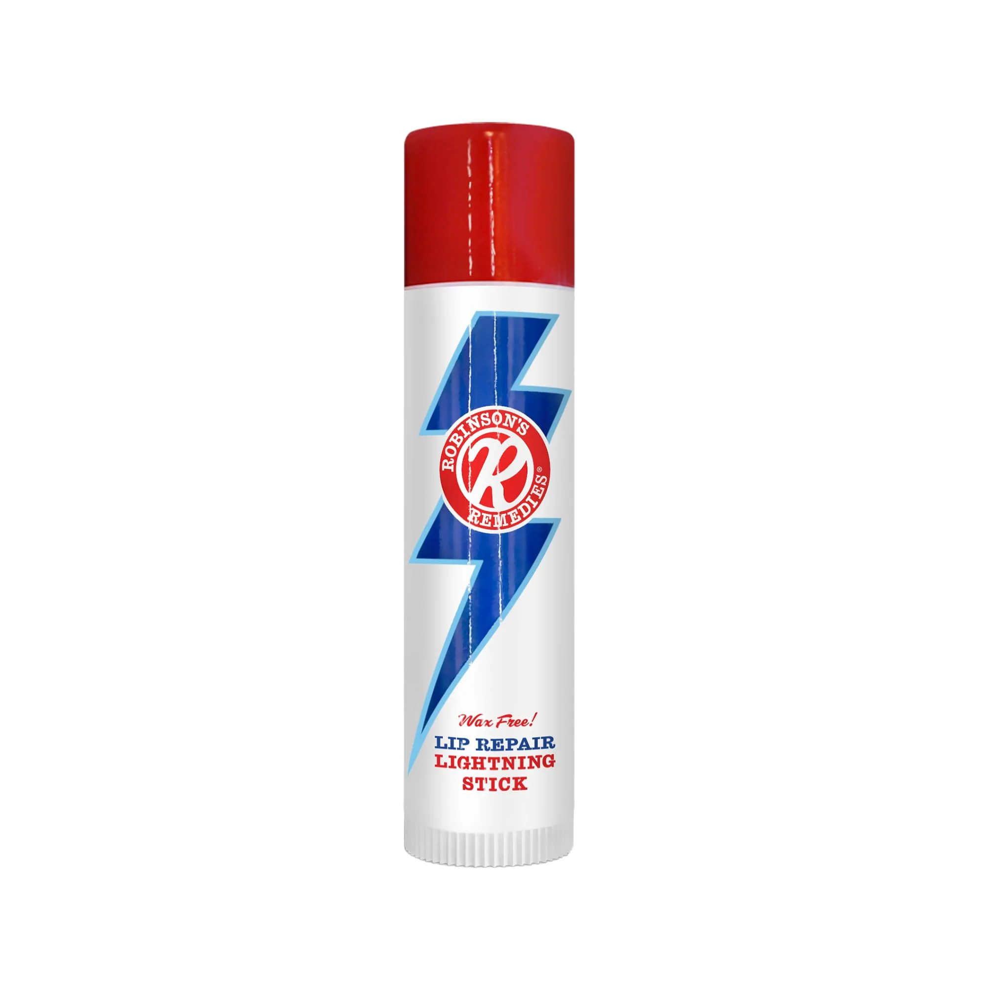 Long-Lasting Robinson's Remedies tm Lip Repair Lightning Stick - Created by a Lifelong Cold Sore Sufferer - Wax- Lip Balm for Dry Irritated Lips - Supports User-Friendly