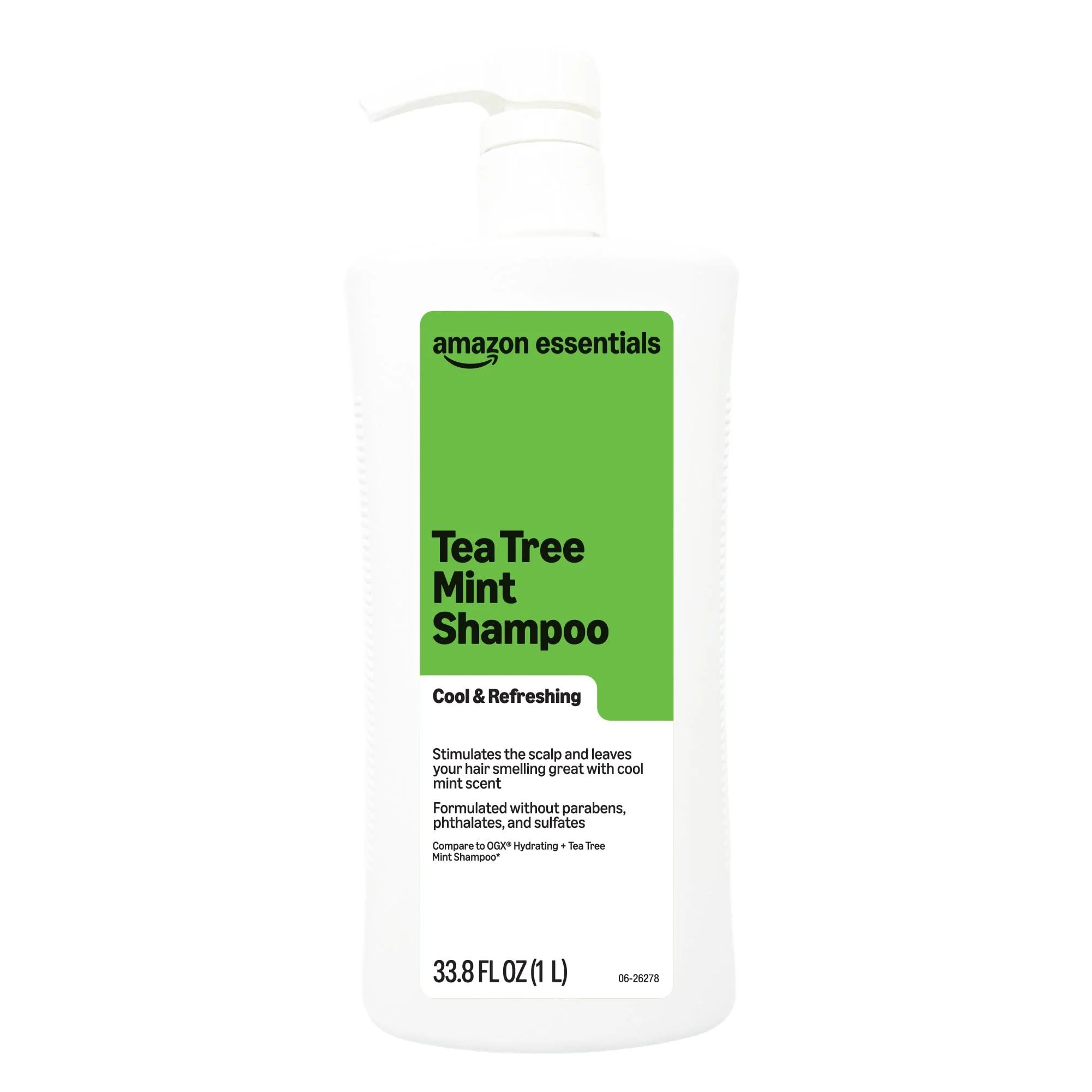 Versatile Amazon Essentials Tea Tree Mint Shampoo Cool Refreshing Sulfate- Formula 33.8 Fl Oz Pack of 1 Stylish