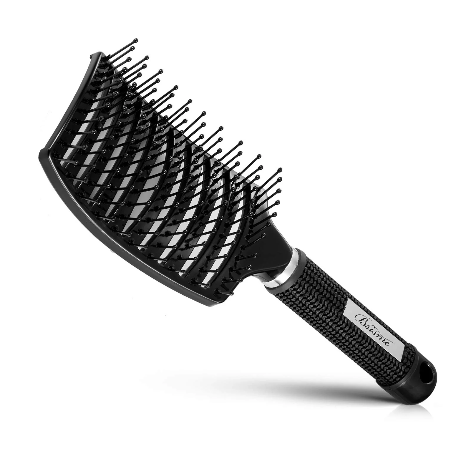 Authentic Hair Brush Curved Vented Detangler Brush Faster Blow Drying for Women Men Premium Material