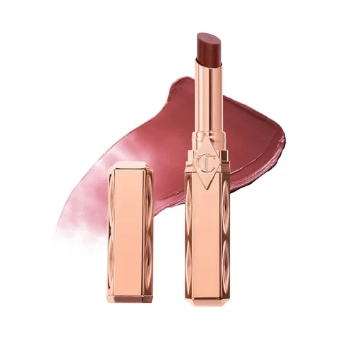 Fine Crafted Charlotte Tilbury Pillow Talk Blush Balm Lip Tint - Long-Lasting Buildable Sheer Tint with Peptides for Hydrated Blushed Looking Lips - 24 HR Traditional