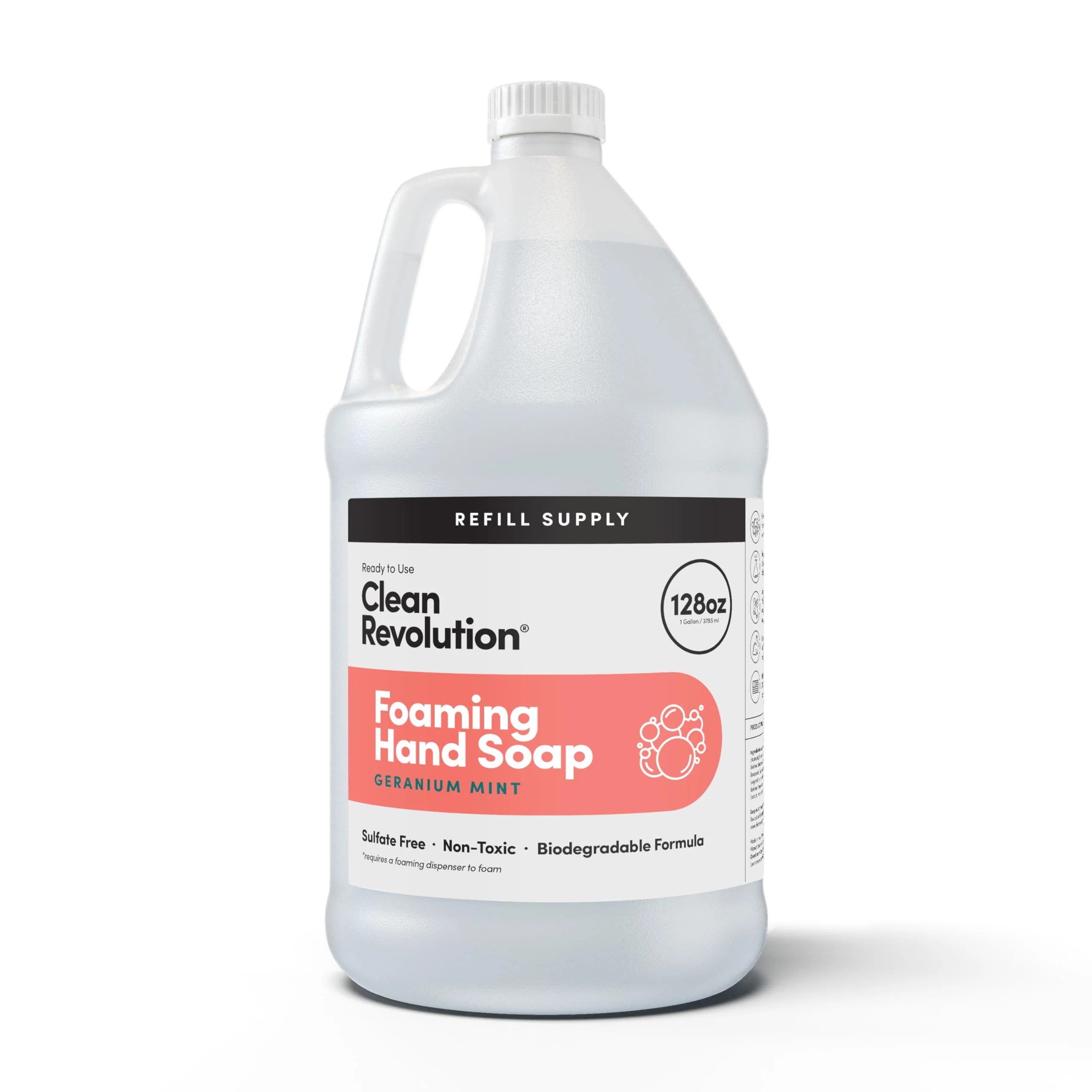 Comfortable Clean Revolution Foaming Hand Soap Refill with Essential Oils Moisturizing Sulfate- Hand Soap Ready-to-Use Foam Soap Refill for Kitchen Top-Quality