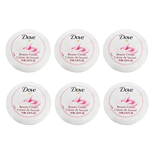 Elite Dove Nourishing Body Care Face Hand and Body Beauty Cream for Normal to Dry Skin Lotion for Women with 24 Hour Moisturization 2.53 FL OZ Pack of 6 Contemporary