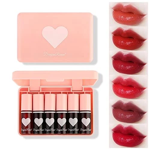 Premium Material Eakroo 6 Colors Lip Tint Stain Mini Liquid Lipstick Lip Stain Long Lasting Waterproof Lip Stain Korean Lip Tint Lip Gloss Cute Stuff Korean Natural